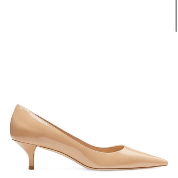 STUART WEITZMAN Nude women pumps kitten heel size 6.5 (store display) like new - Picture 8 of 16